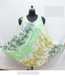 12 Pieces Pastel Tie Dye Umbrella Dress - Womens Sundresses & Fashion