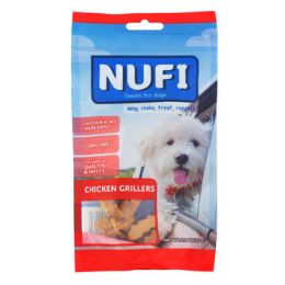 48 Wholesale Dog Treats Nufi Chicken Grillers2.0 Oz Zip Bag Peggable