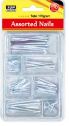 96 Pieces Assorted Nails - Drills and Bits