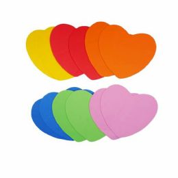 12 pieces Eva Handmade Paper Heart Shape - Hanging Decorations & Cut Out