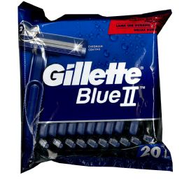 20 pieces Gillette Blades 20ct Blue Ii C - Store