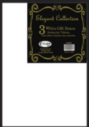 48 pieces Medium White Gift Box 3 Ct / 14.25 X 9.25 X 2 - Gift Bags Everyday