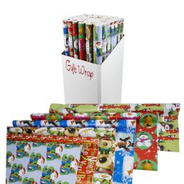 66 Bulk Gift Wrap 40sqft Christmas Ass