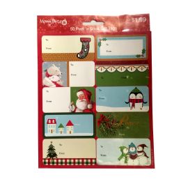75 Wholesale Christmas Gift Tags Peel Stick