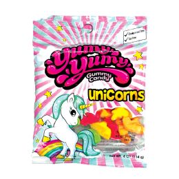 12 Bulk Yumy Yumy Gummies 4 Oz Unicorn