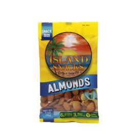 12 pieces Island Snacks Almonds 1 oz - Food & Beverage