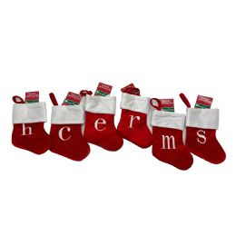 60 of Mini Monogram Christmas Stocki