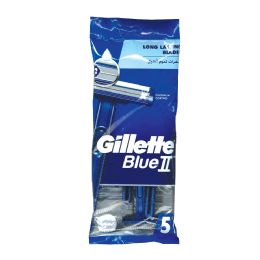 24 Wholesale Gillette Blue Ii Chromium 5ct
