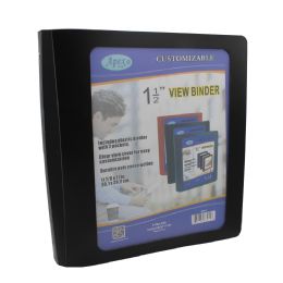 24 Wholesale View Binder 1.5in With Pocket