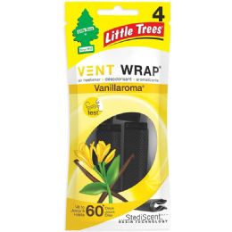 4 pieces Little Tree 4 Ct Vent Wrap Vanillaroma - Auto Accessories