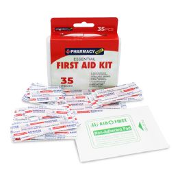 48 pieces Pharmacy Best First Aid Kit 35 - First Aid and Bandages