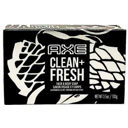 48 Bulk Axe Bar Soap 3.52 Oz/100g Clea