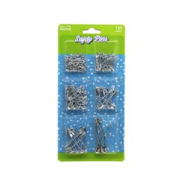 36 pieces Check Plus Safety Pins 135ct A - Sewing Supplies