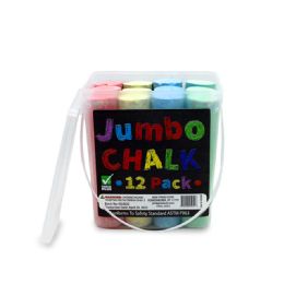 24 pieces Check Plus Jumbo Chalk 2.5x10. - Chalk,Chalkboards,Crayons