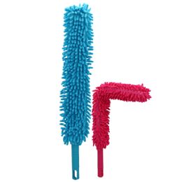 24 pieces Ezduzzit Chenille Duster 23.75 In With Metal Handle Assorted Colors - Auto Cleaning Supplies