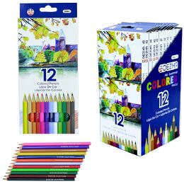 12 Wholesale Dezha Coloring Pencils 12ct bo
