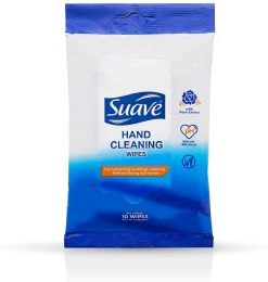 60 Wholesale Suave Hand Cleaning Wipe  10 C