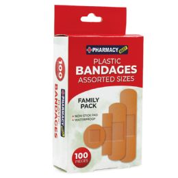 48 pieces Pharmacy Best Bandages  100 ct - First Aid and Bandages