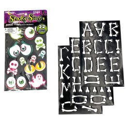 75 pieces Halloween Spooky Stickers - Halloween