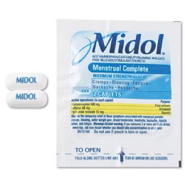 25 Bulk Midol Caplets 2ct Box