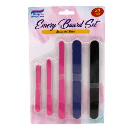 36 pieces Simply Bodycare 30pc Emery Boa - Manicure and Pedicure Items
