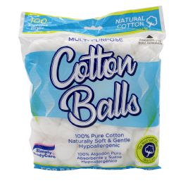 48 of Simply Bodycare Cotton Balls 100 ct