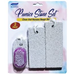 48 pieces Simply Pumice Stones 1ct - Manicure and Pedicure Items