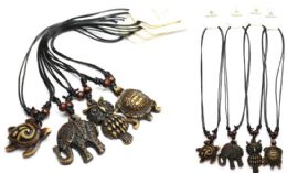 72 Pieces Necklace With Assorted Animal Desgin - Necklace