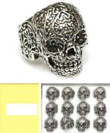 72 Pieces Casting Skull Ring - Rings