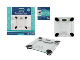 10 Pieces Glass Digital Bathroom Scale Max 180kg Capacity White - Scales