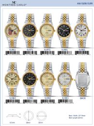 12 Bulk Men's Watch - 51992 assorted colors