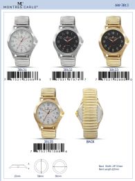 12 Wholesale Men's Watch - 38132 assorted colors