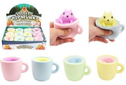 12 Bulk PoP-Up Squeeze Toy (chipmunk)