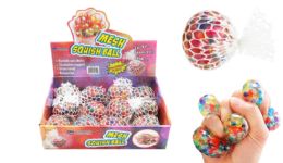 48 Pieces Mesh Sequish Ball - Rainbow - Balls