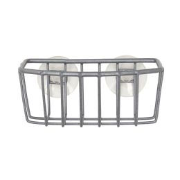 24 pieces Home Basics Sponge Holder With Suction Cup, Silver - Scouring Pads & Sponges