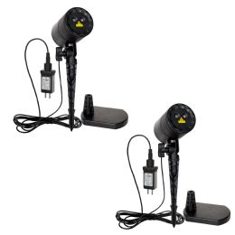 24 Wholesale Wisely Indoor And Outdoor Christmas Laser Lights Projector, Red And Green, 2 Pack