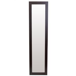 4 Wholesale Home Basics Full Length Floor Mirror With Easel Back, Mahogany