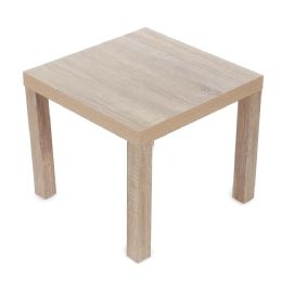 6 pieces Home Basics Engineered Wood Side Table, Natural - Coffee