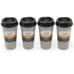 28 pieces Home Basics Reusable Coffee Cups With Lids - Coffee Mugs