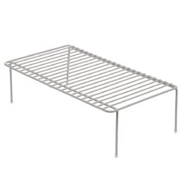 6 pieces of Medium Heavy Weight Vinyl Coated Steel Helper Shelf, Silver