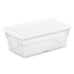 12 pieces Sterilite 6 Quart / 5.7 Liter Storage Box - Storage & Organization