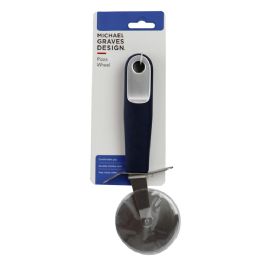 24 Wholesale Michael Graves Design Comfortable Grip Stainless Steel Easy Rotary Pizza Cutter, Indigo