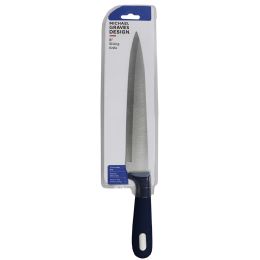 24 Wholesale Michael Graves Design Comfortable Grip 8 inch Stainless Steel Slicing Knife, Indigo