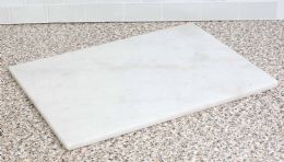 4 Wholesale Home Basics 12" x 16" Marble Cutting Board, White