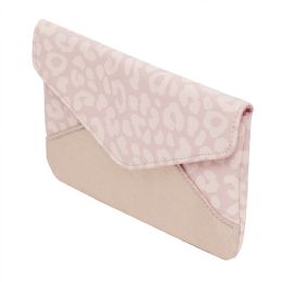12 of Home Basics Leopard Cosmetic Envelope Clutch, Pink