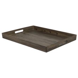 6 pieces Home Basics WooD-Like Serving Tray, Ash - Serving Trays
