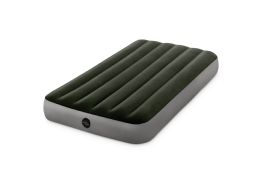 4 of Intex Prestige Durabeam Downy Twin Air Bed With Battery Pump, Green