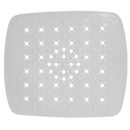 24 Wholesale Home Basics Small Pvc Sink Mat, White