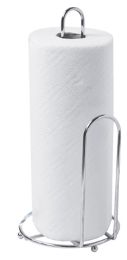 12 pieces Home Basics Chrome Collection Free Standing Paper Towel Holder With EasY-Tear Arm, Chrome - Napkin and Paper Towel Holders