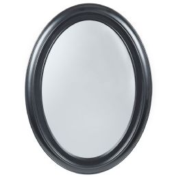 6 of Home Basics Oval Wall Mirror, Black